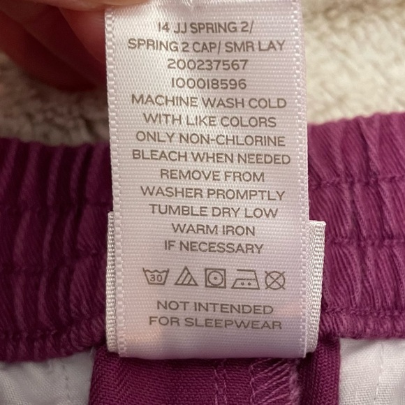 KIDS: Janie & Jack Purple Shorts - Picture 5 of 5